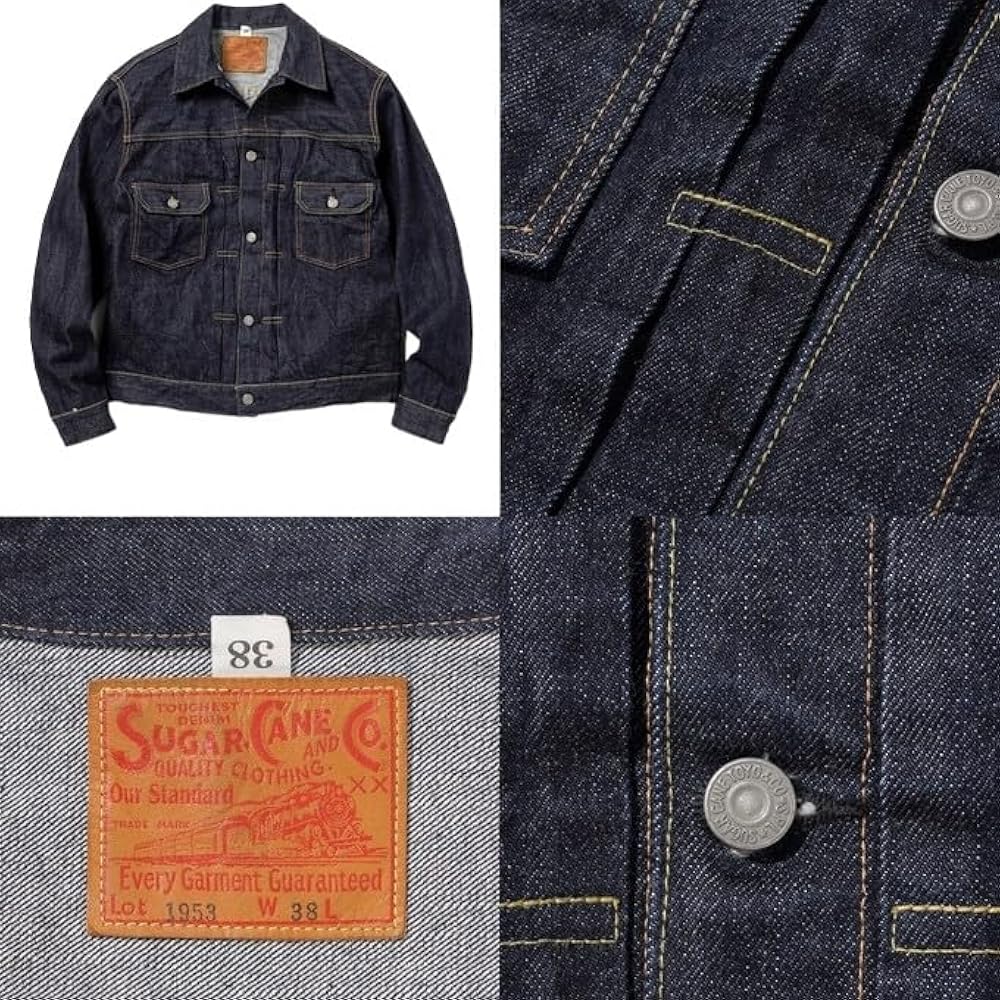 超美品 シュガーケーン デニムジャケット SC11953A サイズ42 Amazon | [シュガーケーン] SC11953A デニム ジャケット 1953 MODEL